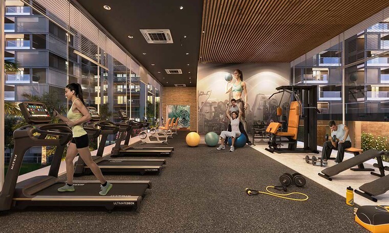 Gym, majestique-marbella-phase-1 3 Bedroom 1530 Sq.Ft. Apartment In Kharadi Pune 10624619