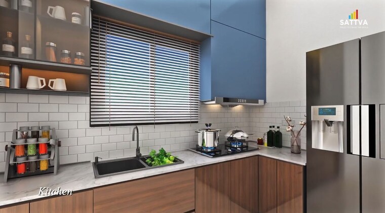 Kitchen, salarpuria-sattva-bliss 2 Bedroom 900 Sq.Ft. Apartment In Budigere Cross Bangalore 10624678