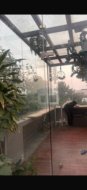 Balcony in 4 BHK Builder Floor at Greater Kailash I – for Rent