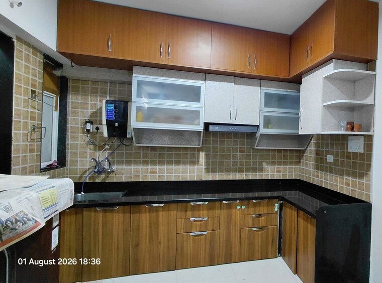 Kitchen, b-a-nea-plus 2 Bedroom 1000 Sq.Ft. Apartment In Sus Pune 10624695
