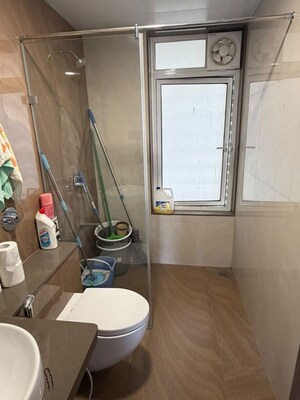 Bathroom in 3 BHK Apartment at Bhandari 43 Privet Drive, Balewadi – for Rent