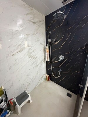 Bathroom in 3 BHK Apartment at Bhandari 43 Privet Drive, Balewadi – for Rent