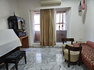 Living Room in 3 BHK Apartment at Sumer Trinity Towers, Prabhadevi – for Rent