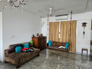 Living Room in 3 BHK Apartment at Sumer Trinity Towers, Prabhadevi – for Rent