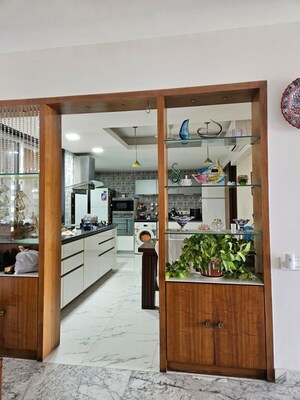 Kitchen in 3 BHK Apartment at Sumer Trinity Towers, Prabhadevi – for Rent