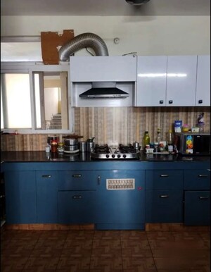 Kitchen in 2 BHK Apartment at Golden Crast Apartment, Butler Colony – for Rent