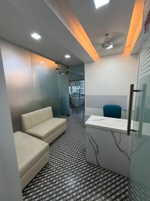 Team Area in  Office Space at Agarwal B2B Center, Malad West – for Rent