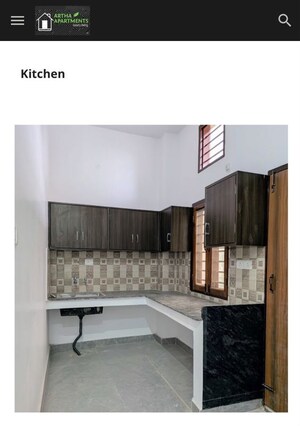 Kitchen in 1 BHK Apartment at Pachna Road – for Rent