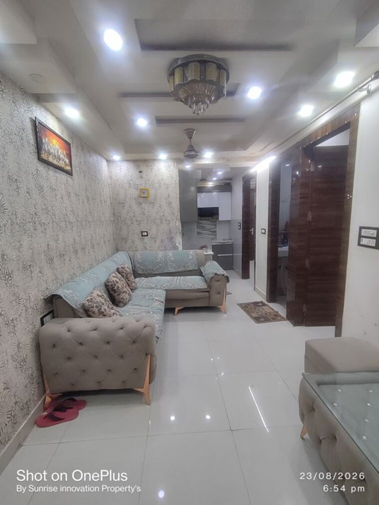 Living Room, dwarka mor 2 Bedroom 750 Sq.Ft. Builder Floor In Dwarka Mor Delhi 10624760