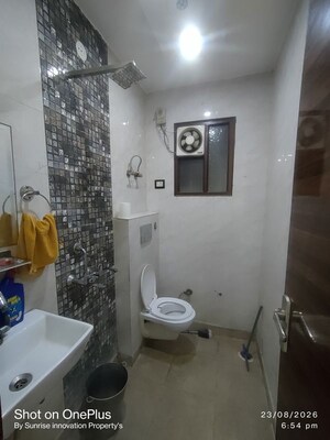 Bathroom in 2 BHK Builder Floor at Dwarka Mor – for Rent