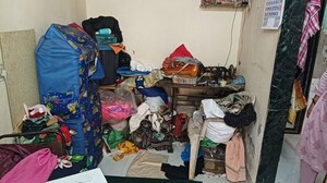 Living Room in 2 BHK Apartment at Vardhaman Shanti Nagar, Mira Road East – for Sale