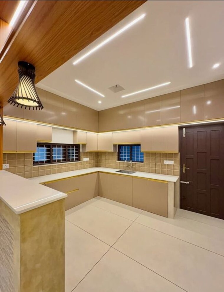 Kitchen, lansum-el-dorado 3 Bedroom 1945 Sq.Ft. Apartment In Narsingi Hyderabad 10624845