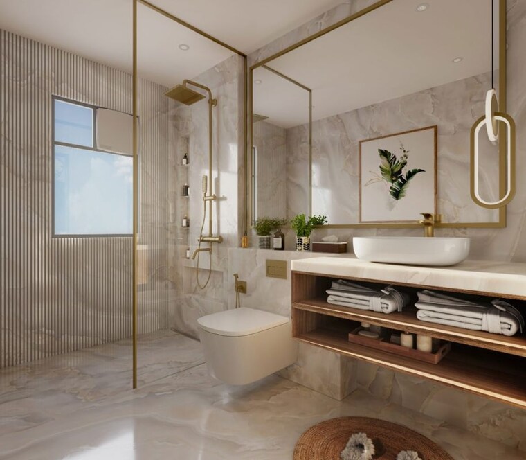 Attached Bathroom, beach-apartment 4 Bedroom 2300 Sq.Ft. Apartment In Versova Mumbai 10624851