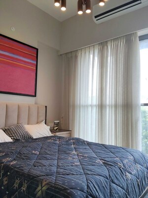 Bedroom in 3 BHK Apartment at Adani Ten BKC, Bandra East – for Sale