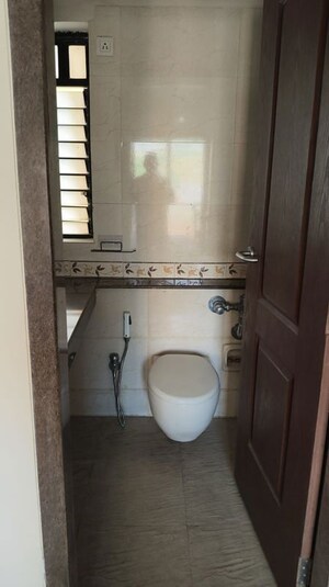 Bathroom in 2 BHK Apartment at K Raheja Heights, Malad East – for Rent