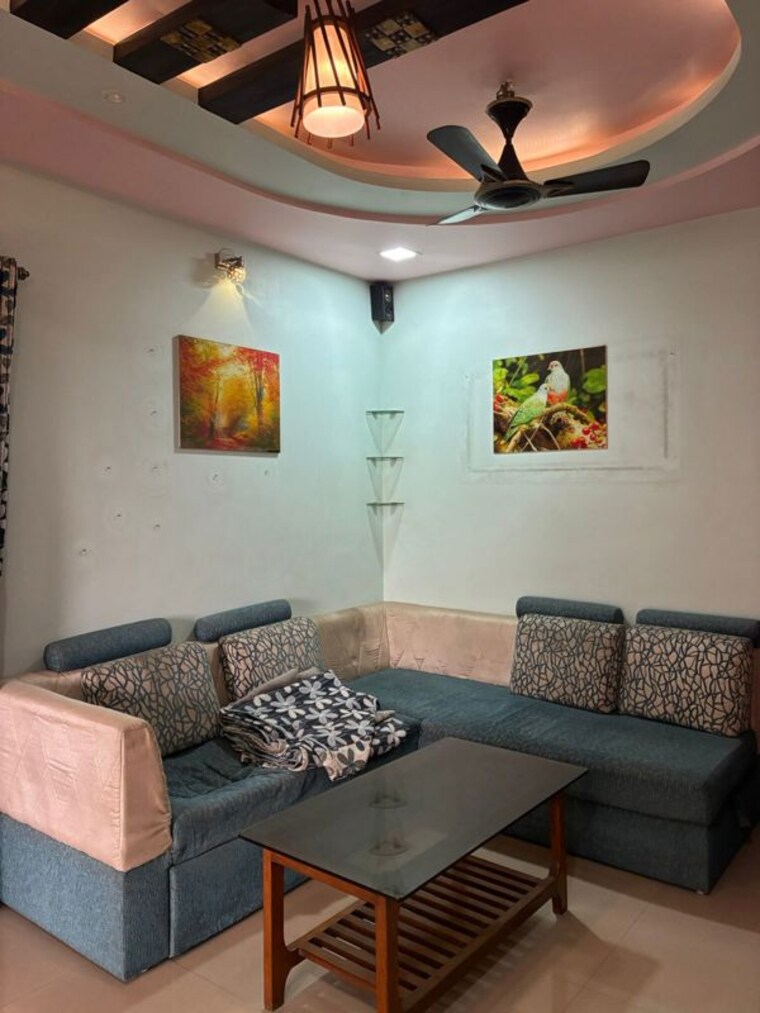 Living Room, madhav-palacia 1.5 Bedroom 611 Sq.Ft. Apartment In Ghodbunder Road Thane 10625047