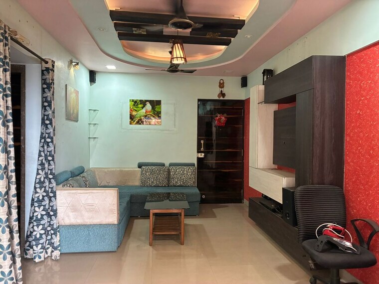 Living Room, madhav-palacia 1.5 Bedroom 611 Sq.Ft. Apartment In Ghodbunder Road Thane 10625047
