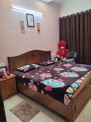 Bedroom in 3 BHK Builder Floor at MS Enclave Zirakpur, Dhakoli – for Sale