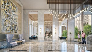 Building Lobby in 3 BHK Apartment at Tulip Monsella, Sector 53 – for Sale