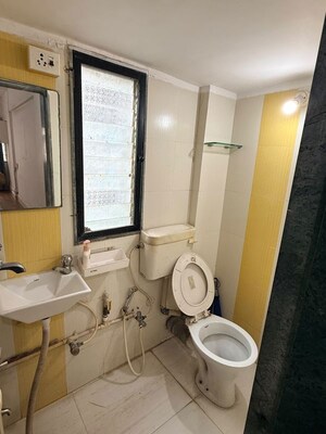 Bathroom in 2 BHK Apartment at Kamla Airbus, Andheri East – for Rent