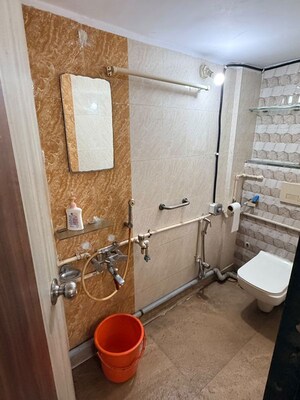 Bathroom in 2 BHK Apartment at Kamla Airbus, Andheri East – for Rent