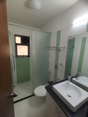 Bathroom in 1 BHK Apartment at Silvanus Apartment, Pashan – for Rent