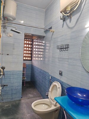 Bathroom in 2 BHK Apartment at Jal Vayu Vihar Apartments, Powai – for Rent