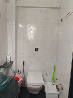 Bathroom in 2 BHK Apartment at Jal Vayu Vihar Apartments, Powai – for Rent