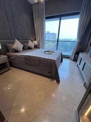 Living Room in 3 BHK Apartment at Adani Ten BKC, Bandra East – for Sale