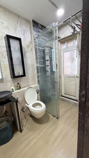 Bathroom in 2 BHK Apartment at Raheja Interface Heights, Malad West – for Sale