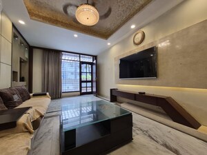 Kitchen in 3 BHK Builder Floor at Sushant Lok I – for Rent