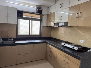 Kitchen in 3 BHK Apartment at Mahavir Square, Manpada – for Rent