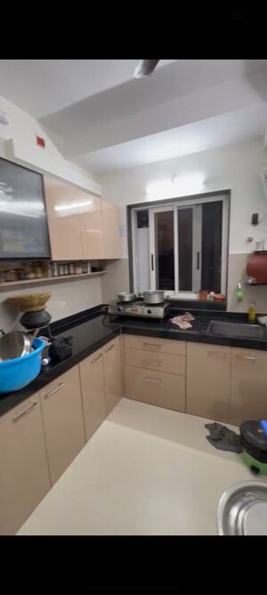 Kitchen in 2 BHK Apartment at Swastik Society Vile Parle West, Juhu – for Rent