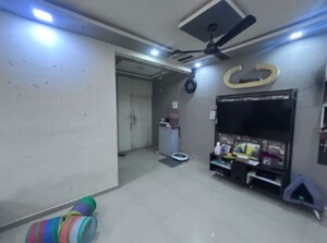 Living Room in 2 BHK Apartment at Evershine City, Vasai East – for Rent