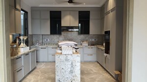 Kitchen in 4 BHK Builder Floor at Greater Kailash – for Rent