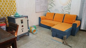 Living Room in 1 BHK Apartment at Kendriya Vihar Miyapur, Miyapur – for Sale