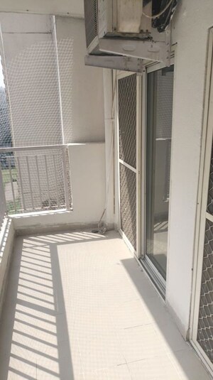 Balcony in 3 BHK Apartment at SVP Gulmohur Garden, Raj Nagar Extension – for Rent