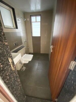 Bathroom in 3 BHK Apartment at Beharay Rathi Hillview Residency, Kothrud – for Rent