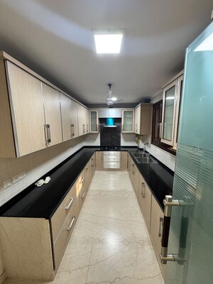 Kitchen in 3 BHK Builder Floor at Defence Colony – for Rent