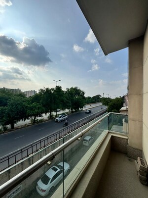 Balcony in 3 BHK Builder Floor at Defence Colony – for Rent