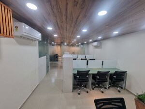 Living Room in  Office Space at Shivalik Shilp, Sanidhya – for Rent