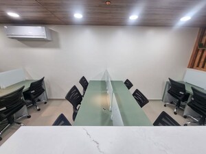 Team Area in  Office Space at Shivalik Shilp, Sanidhya – for Rent