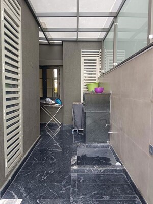 Staircase in 3.5 BHK Apartment at Salarpuria Aqua Vista, Bannerghatta Road – for Rent