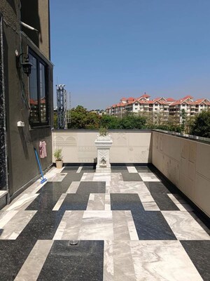 Balcony in 3.5 BHK Apartment at Salarpuria Aqua Vista, Bannerghatta Road – for Rent