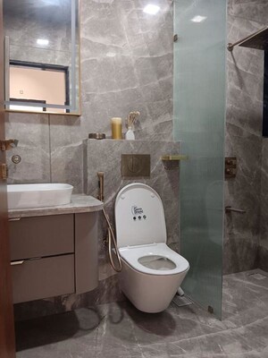 Bathroom in 3.5 BHK Apartment at Salarpuria Aqua Vista, Bannerghatta Road – for Rent