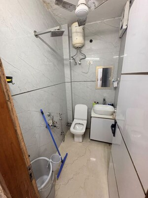 Bathroom in 2 BHK Builder Floor at Malviya Nagar – for Rent