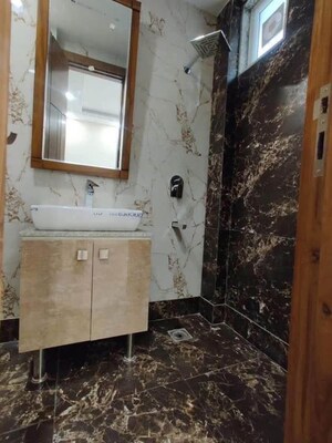 Bathroom in 2 BHK Builder Floor at Lajpat Nagar – for Rent