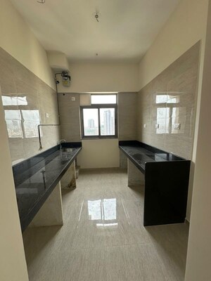 Kitchen in 2 BHK Apartment at Sheth Auris Serenity Tower 3, Malad West – for Rent
