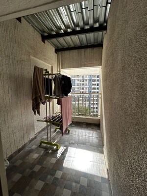 Balcony in 2 BHK Apartment at Vedant Kingston Aura, Handewadi – for Rent