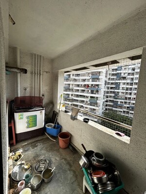 Balcony in 2 BHK Apartment at Vedant Kingston Aura, Handewadi – for Rent